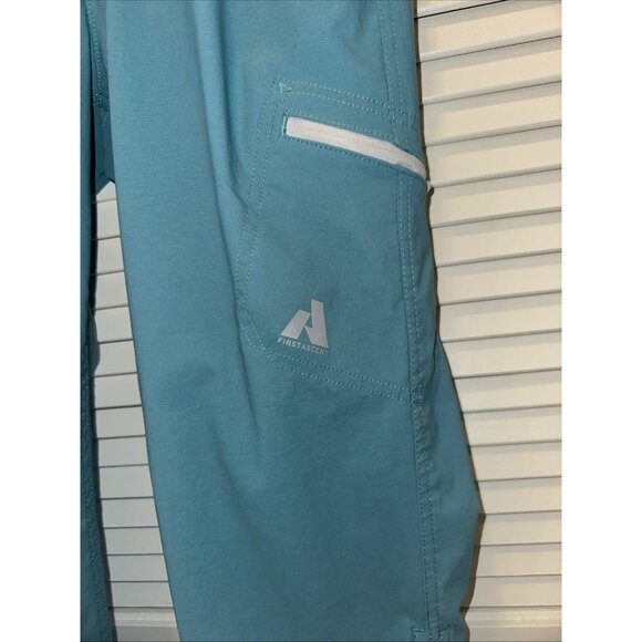 Eddie Bauer First Ascent Capri Pants Women's Size 2 Teal Waist 30" Inseam 20.5" - Picture 3 of 10